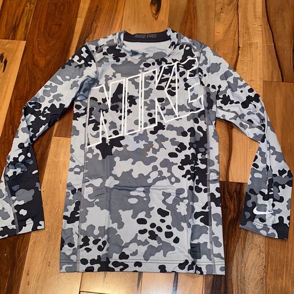 Nike Other - NWOT~NIKE PRO COMPRESSION DRI-FIT CAMO SHIRT~BOYS XL